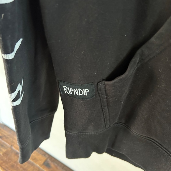 Men's Rip N Dip Hoodie Black - Picture 5 of 6